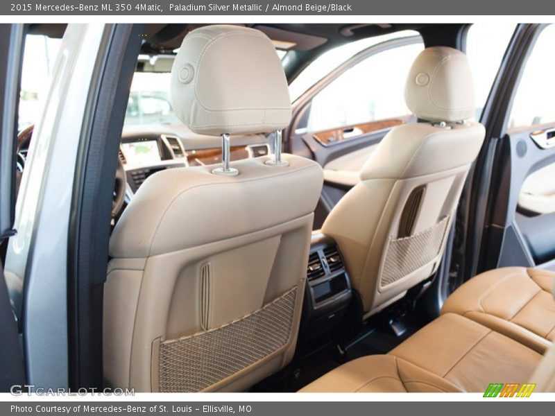 Paladium Silver Metallic / Almond Beige/Black 2015 Mercedes-Benz ML 350 4Matic