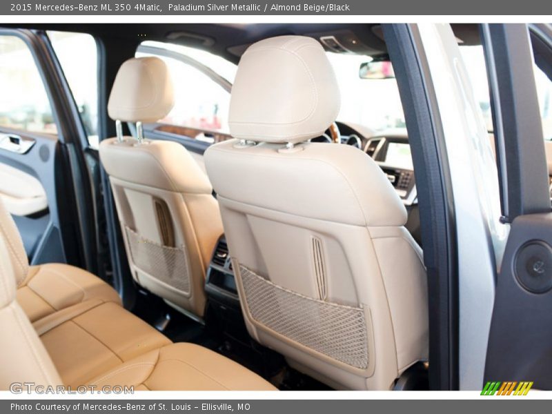 Paladium Silver Metallic / Almond Beige/Black 2015 Mercedes-Benz ML 350 4Matic