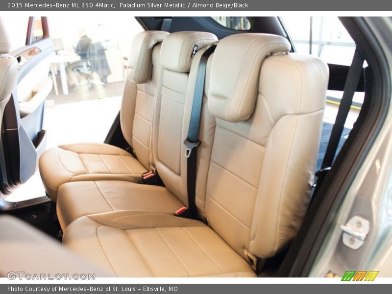 Paladium Silver Metallic / Almond Beige/Black 2015 Mercedes-Benz ML 350 4Matic