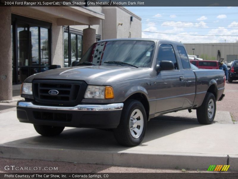 Dark Shadow Grey Metallic / Medium Dark Flint 2004 Ford Ranger XL SuperCab