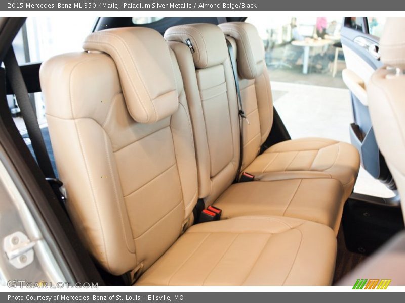 Paladium Silver Metallic / Almond Beige/Black 2015 Mercedes-Benz ML 350 4Matic