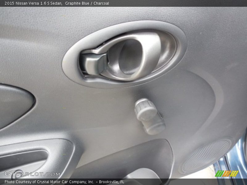 Graphite Blue / Charcoal 2015 Nissan Versa 1.6 S Sedan