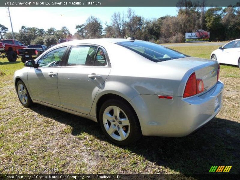 Silver Ice Metallic / Titanium 2012 Chevrolet Malibu LS