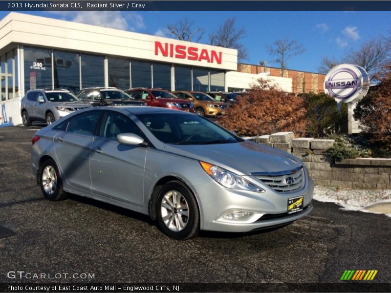 Radiant Silver / Gray 2013 Hyundai Sonata GLS