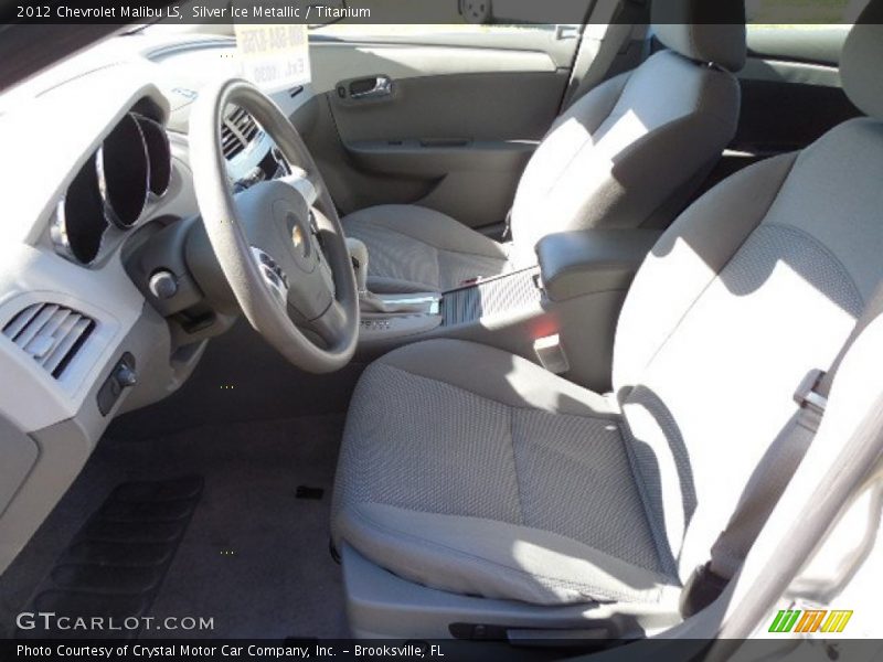 Silver Ice Metallic / Titanium 2012 Chevrolet Malibu LS