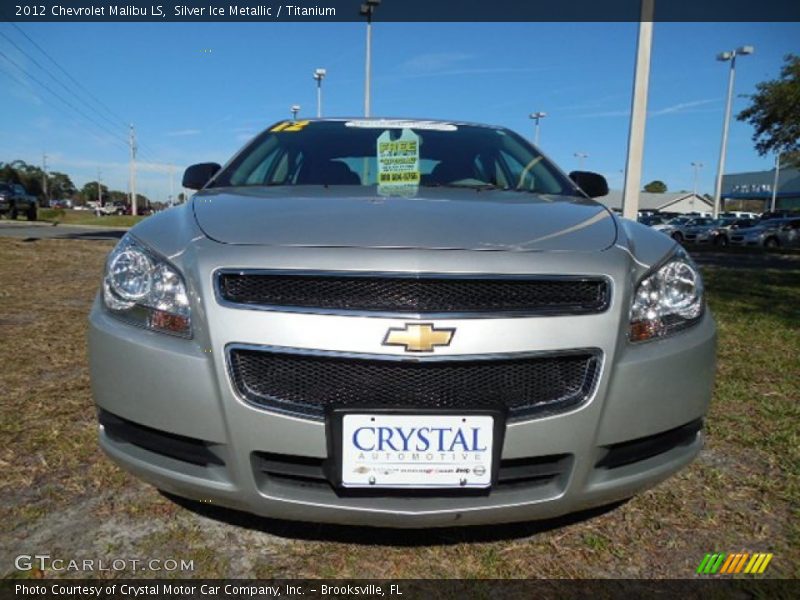 Silver Ice Metallic / Titanium 2012 Chevrolet Malibu LS