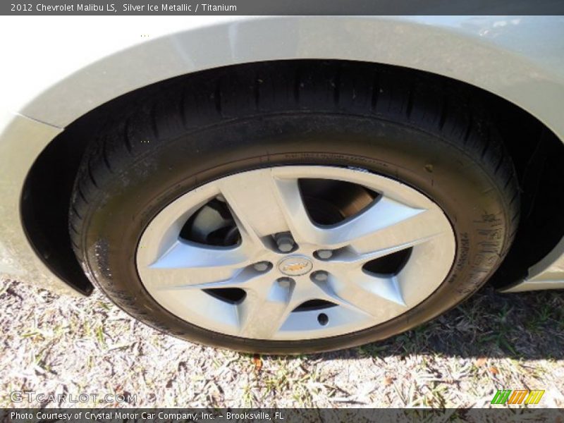 Silver Ice Metallic / Titanium 2012 Chevrolet Malibu LS