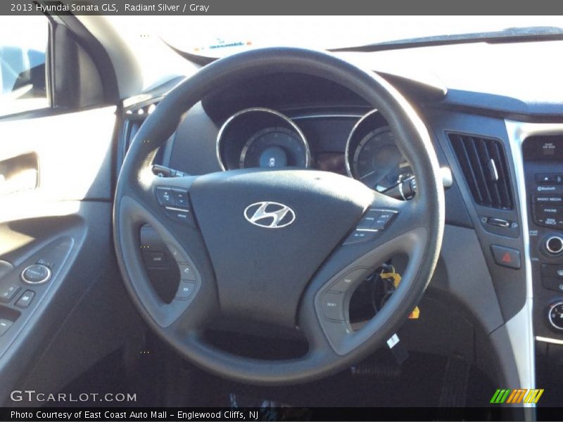 Radiant Silver / Gray 2013 Hyundai Sonata GLS