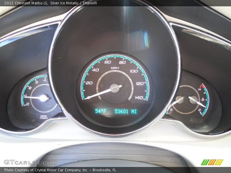 Silver Ice Metallic / Titanium 2012 Chevrolet Malibu LS
