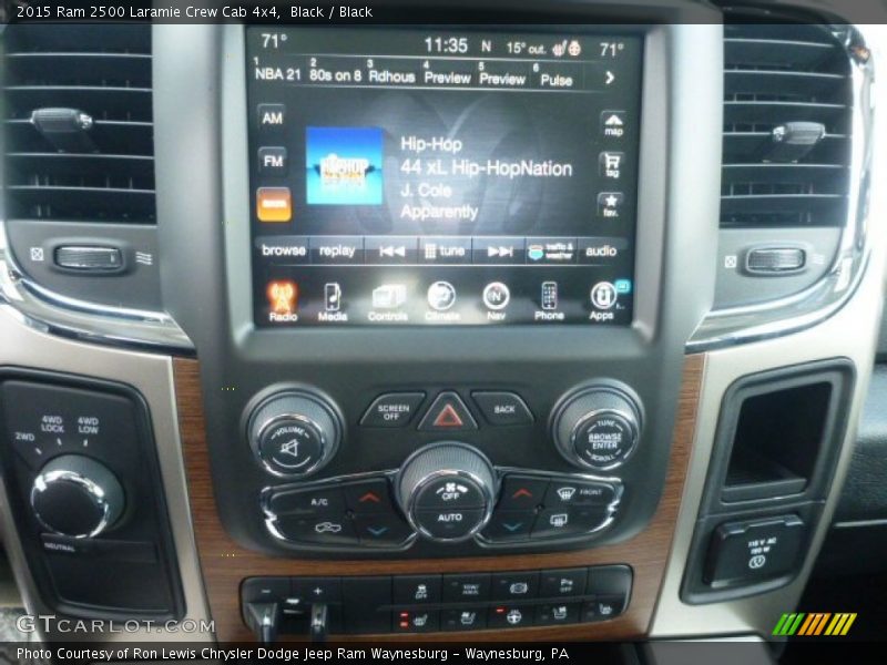 Black / Black 2015 Ram 2500 Laramie Crew Cab 4x4