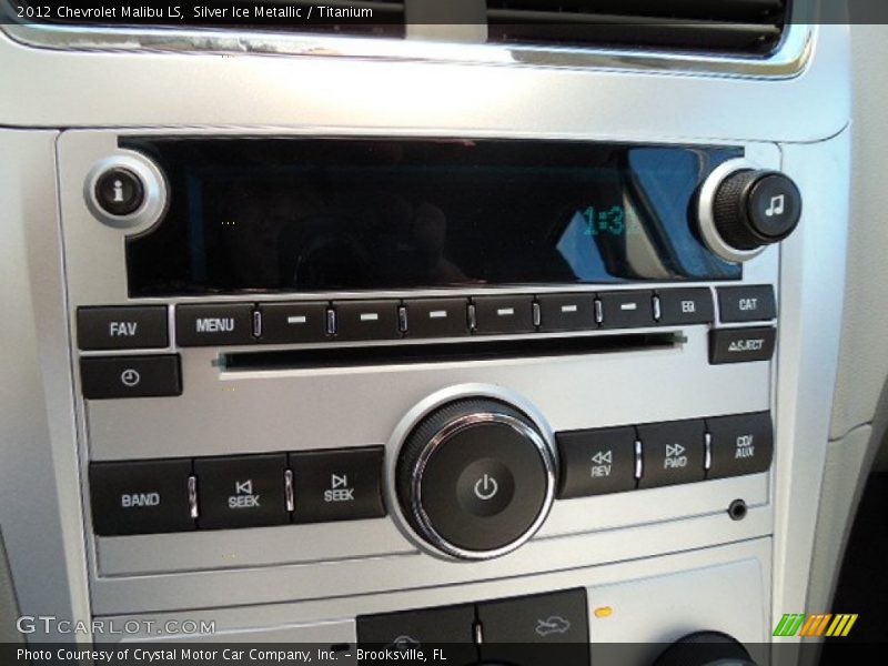 Silver Ice Metallic / Titanium 2012 Chevrolet Malibu LS