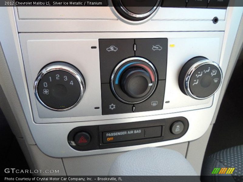 Silver Ice Metallic / Titanium 2012 Chevrolet Malibu LS