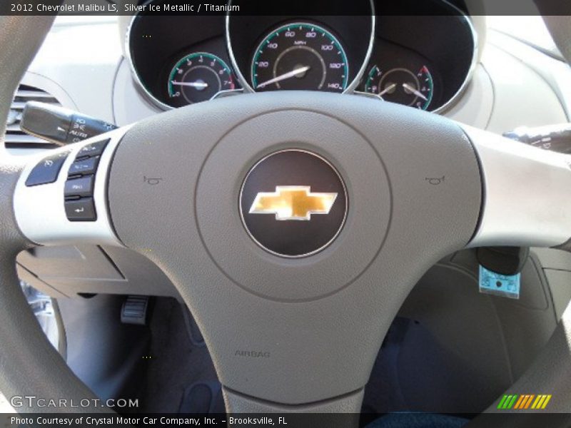 Silver Ice Metallic / Titanium 2012 Chevrolet Malibu LS