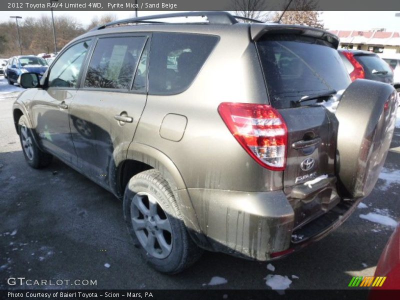Pyrite Mica / Sand Beige 2012 Toyota RAV4 Limited 4WD