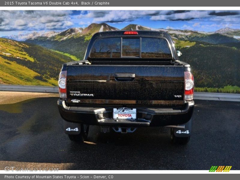 Black / Graphite 2015 Toyota Tacoma V6 Double Cab 4x4