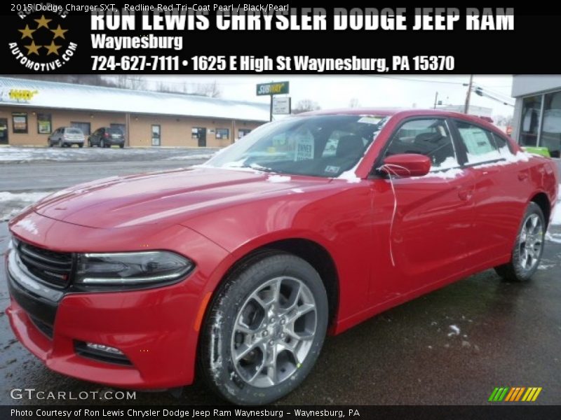Redline Red Tri-Coat Pearl / Black/Pearl 2015 Dodge Charger SXT
