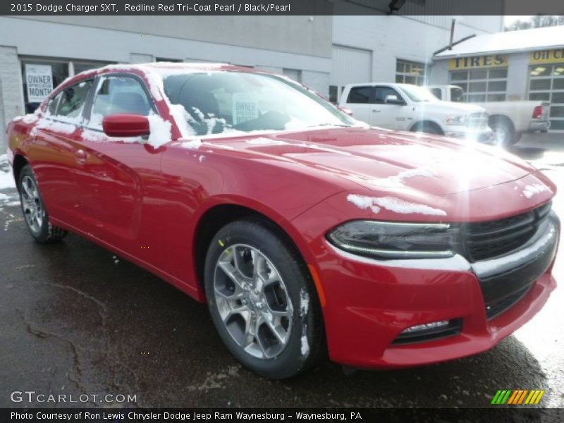 Redline Red Tri-Coat Pearl / Black/Pearl 2015 Dodge Charger SXT