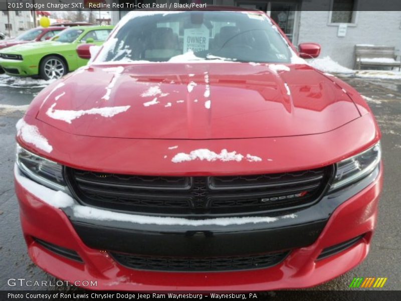 Redline Red Tri-Coat Pearl / Black/Pearl 2015 Dodge Charger SXT