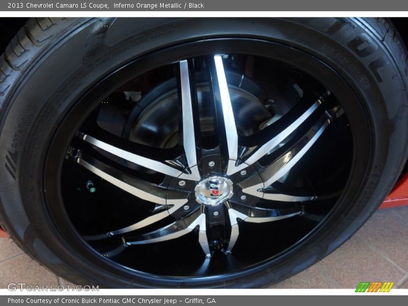 Inferno Orange Metallic / Black 2013 Chevrolet Camaro LS Coupe