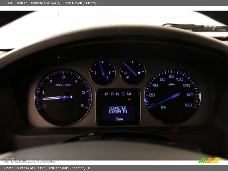 Black Raven / Ebony 2008 Cadillac Escalade ESV AWD