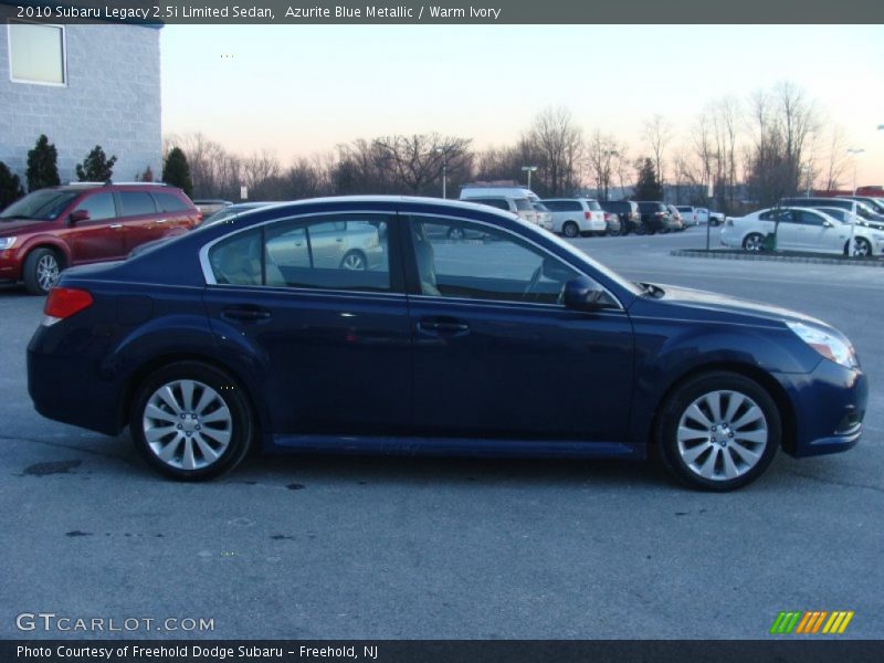 Azurite Blue Metallic / Warm Ivory 2010 Subaru Legacy 2.5i Limited Sedan