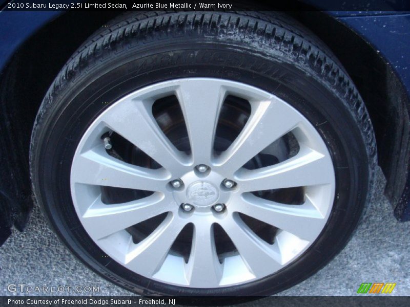Azurite Blue Metallic / Warm Ivory 2010 Subaru Legacy 2.5i Limited Sedan