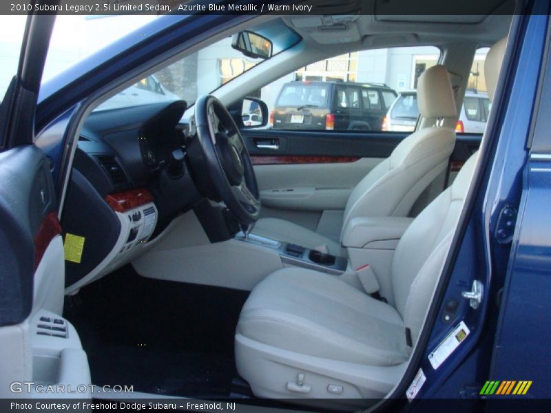 Azurite Blue Metallic / Warm Ivory 2010 Subaru Legacy 2.5i Limited Sedan