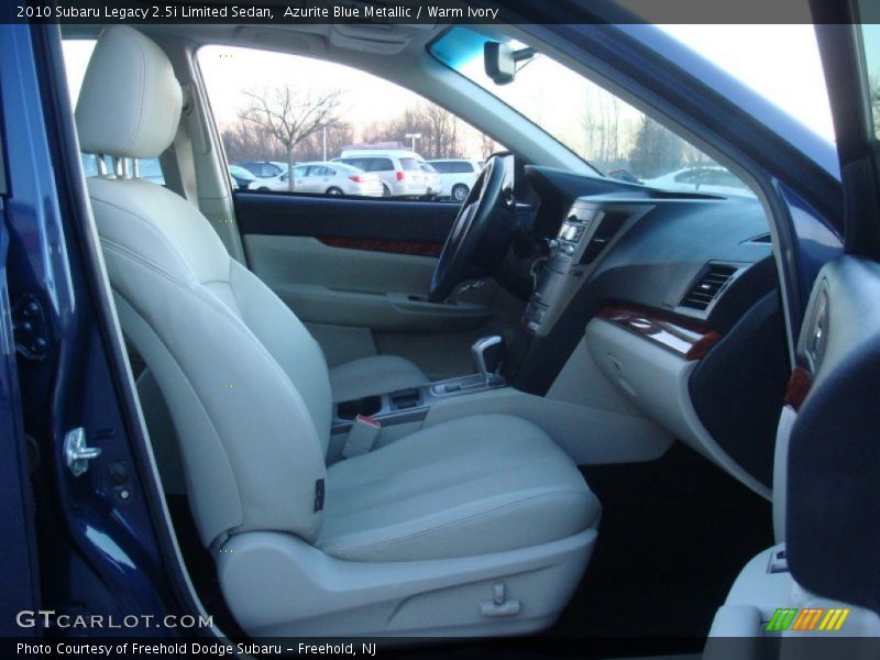 Azurite Blue Metallic / Warm Ivory 2010 Subaru Legacy 2.5i Limited Sedan