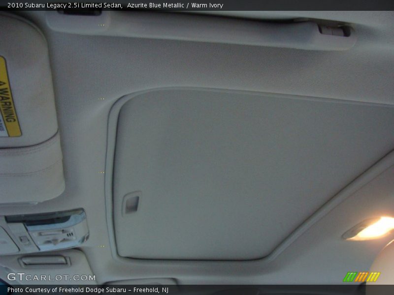 Azurite Blue Metallic / Warm Ivory 2010 Subaru Legacy 2.5i Limited Sedan