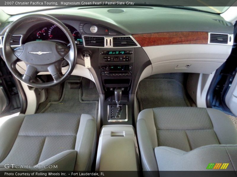 Magnesium Green Pearl / Pastel Slate Gray 2007 Chrysler Pacifica Touring