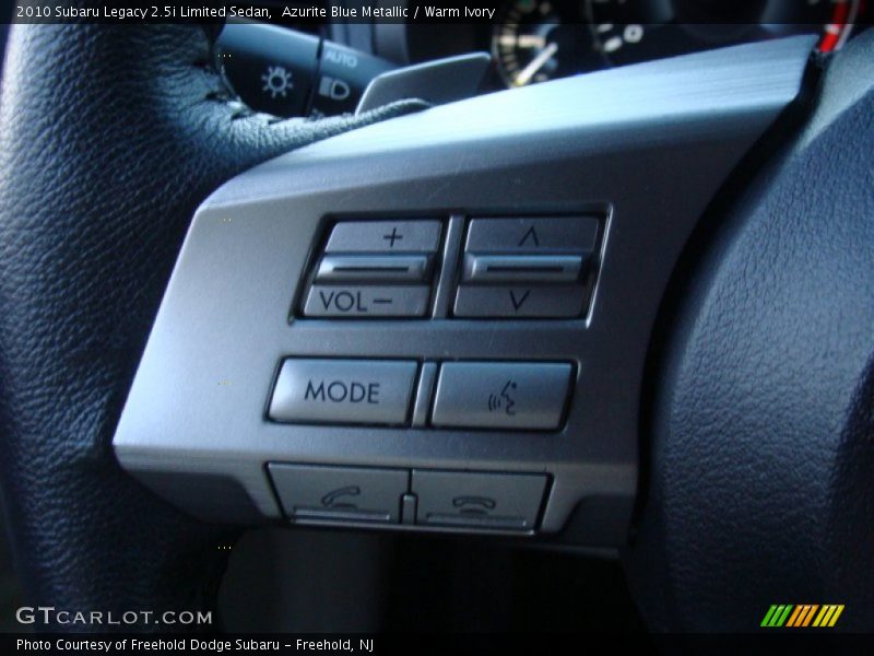 Azurite Blue Metallic / Warm Ivory 2010 Subaru Legacy 2.5i Limited Sedan