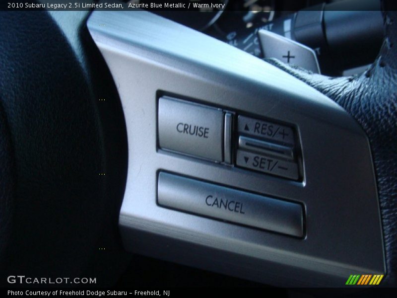 Azurite Blue Metallic / Warm Ivory 2010 Subaru Legacy 2.5i Limited Sedan