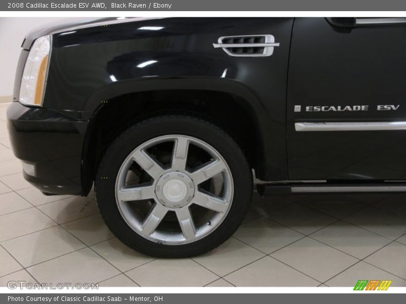 Black Raven / Ebony 2008 Cadillac Escalade ESV AWD