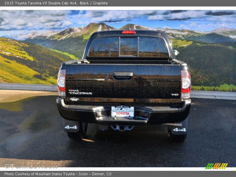 Black / Graphite 2015 Toyota Tacoma V6 Double Cab 4x4
