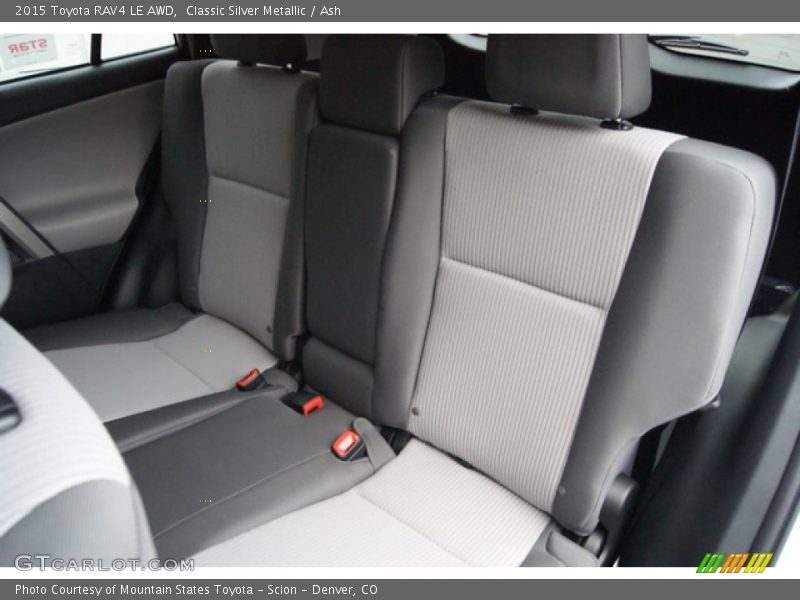 Classic Silver Metallic / Ash 2015 Toyota RAV4 LE AWD
