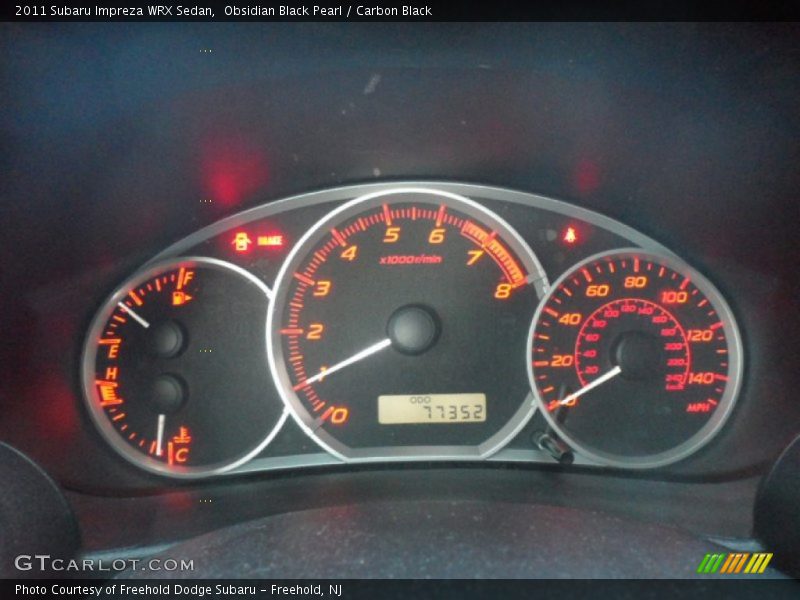 Obsidian Black Pearl / Carbon Black 2011 Subaru Impreza WRX Sedan