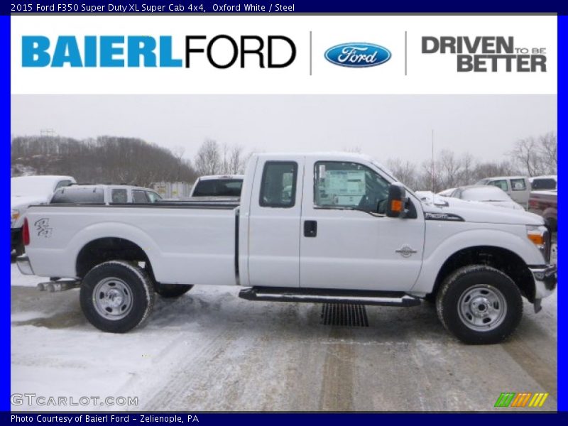 Oxford White / Steel 2015 Ford F350 Super Duty XL Super Cab 4x4