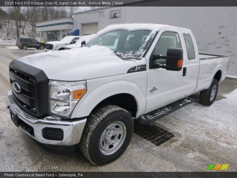 Oxford White / Steel 2015 Ford F350 Super Duty XL Super Cab 4x4