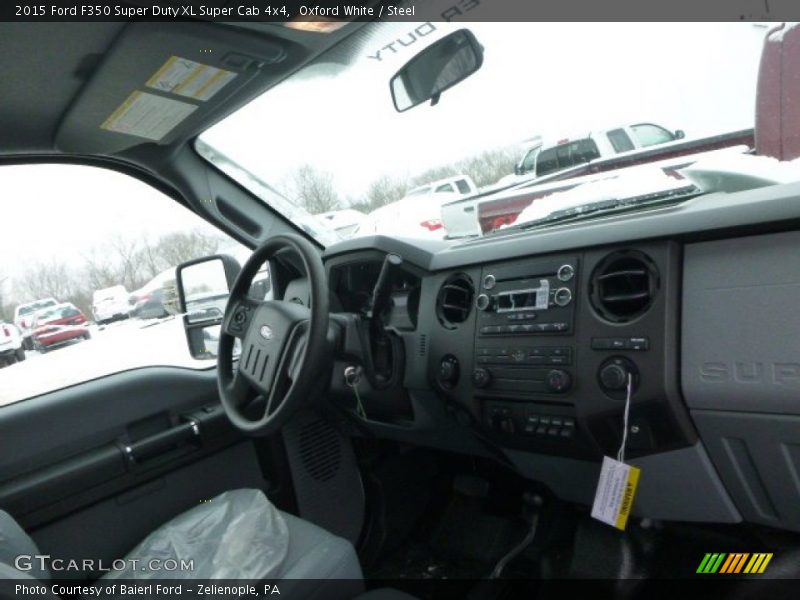 Oxford White / Steel 2015 Ford F350 Super Duty XL Super Cab 4x4