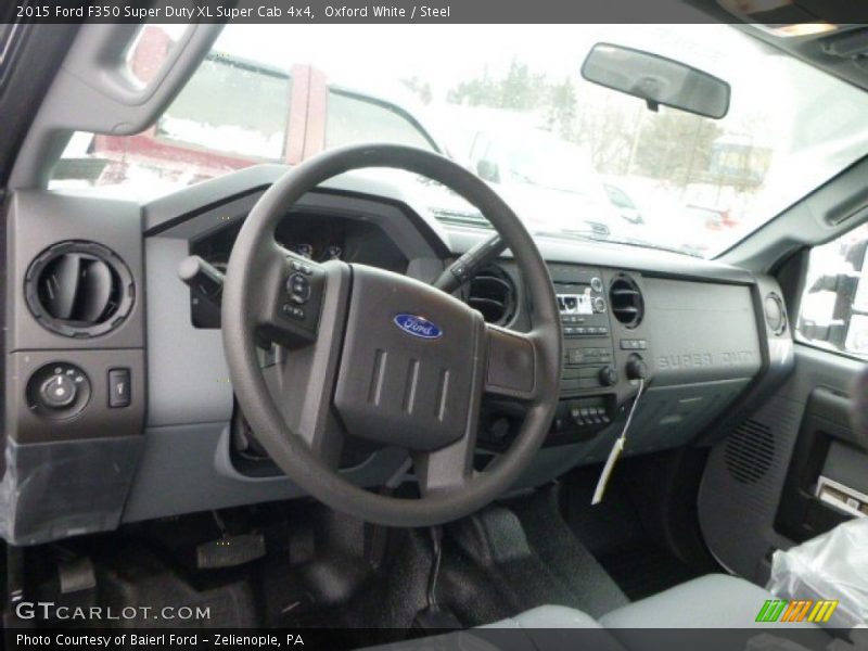 Oxford White / Steel 2015 Ford F350 Super Duty XL Super Cab 4x4