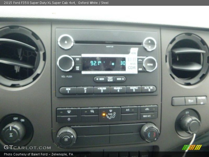 Oxford White / Steel 2015 Ford F350 Super Duty XL Super Cab 4x4