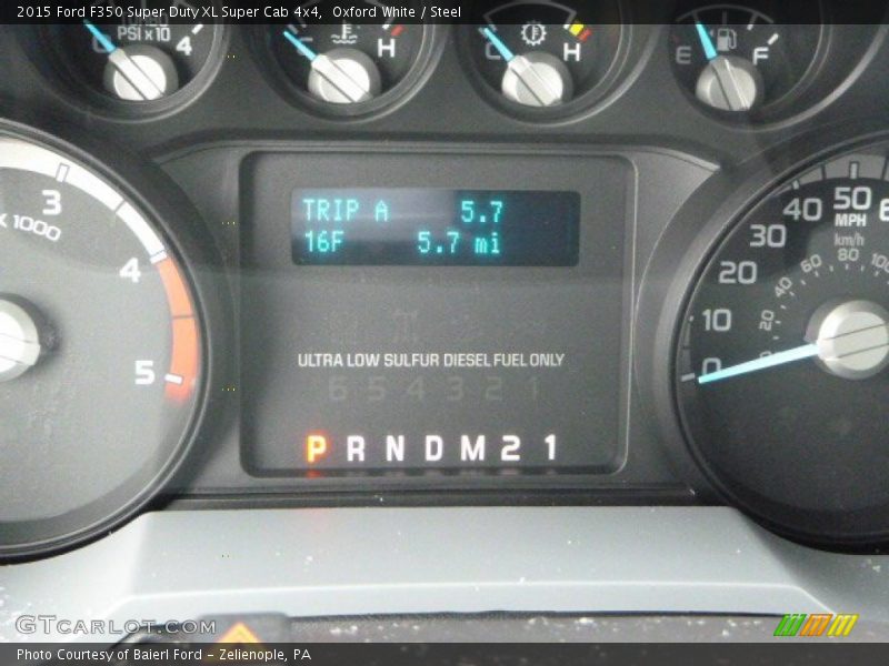 Oxford White / Steel 2015 Ford F350 Super Duty XL Super Cab 4x4