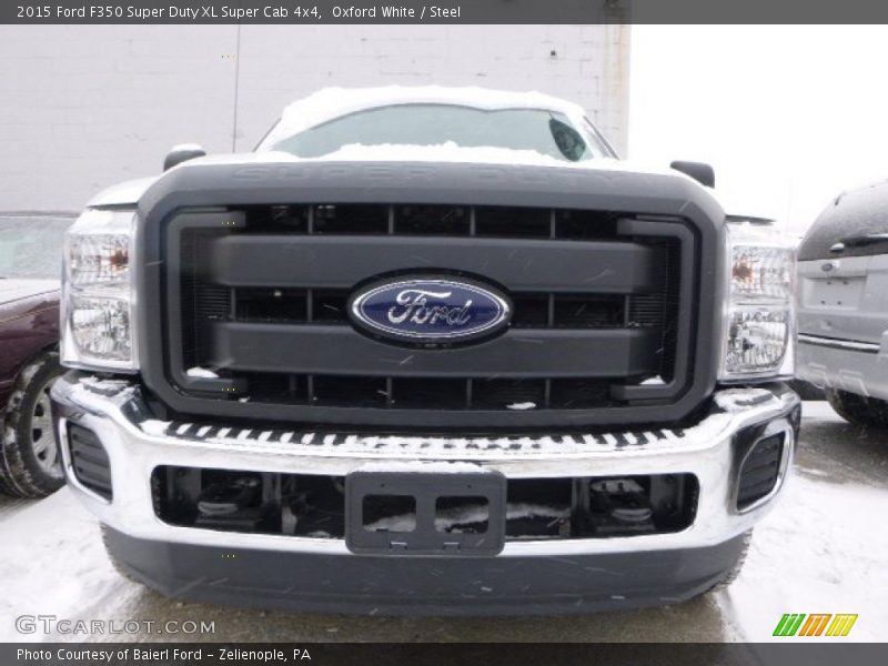 Oxford White / Steel 2015 Ford F350 Super Duty XL Super Cab 4x4