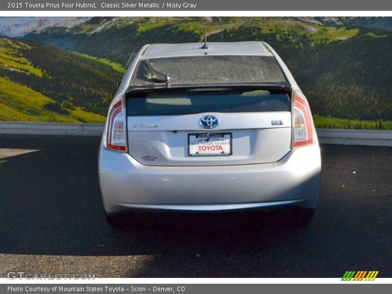 Classic Silver Metallic / Misty Gray 2015 Toyota Prius Four Hybrid