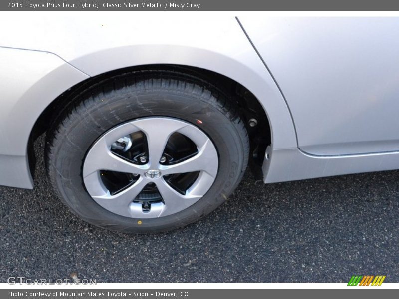 Classic Silver Metallic / Misty Gray 2015 Toyota Prius Four Hybrid