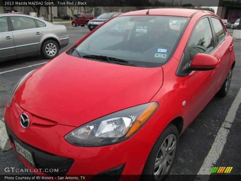 True Red / Black 2013 Mazda MAZDA2 Sport