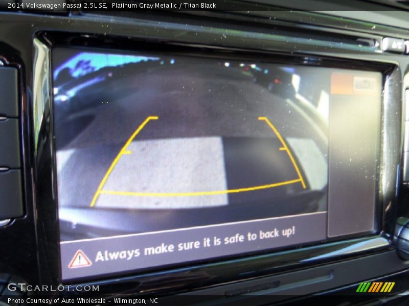 Platinum Gray Metallic / Titan Black 2014 Volkswagen Passat 2.5L SE