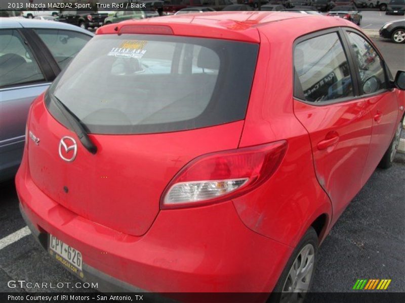 True Red / Black 2013 Mazda MAZDA2 Sport