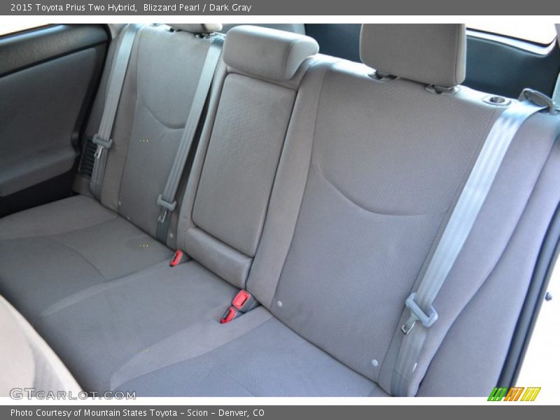Blizzard Pearl / Dark Gray 2015 Toyota Prius Two Hybrid