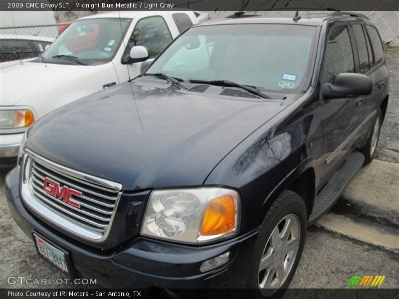 Midnight Blue Metallic / Light Gray 2009 GMC Envoy SLT